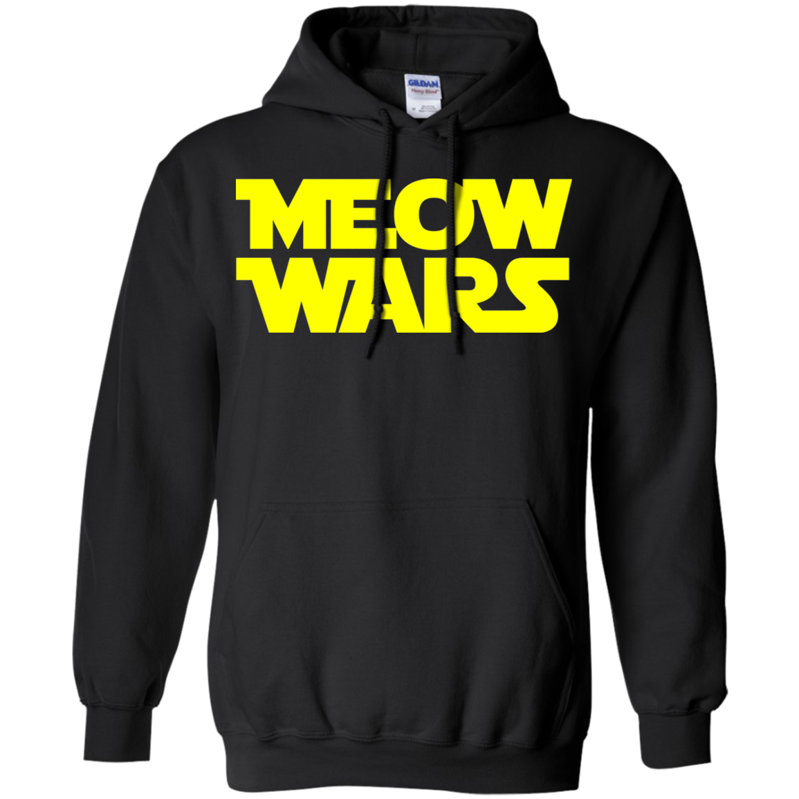 Meow Wars Cat Lover Pullover Hoodie 8 oz. Secondary image