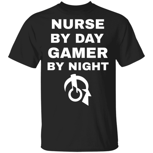 Nurse By Day Gamer By Night T-Shirt