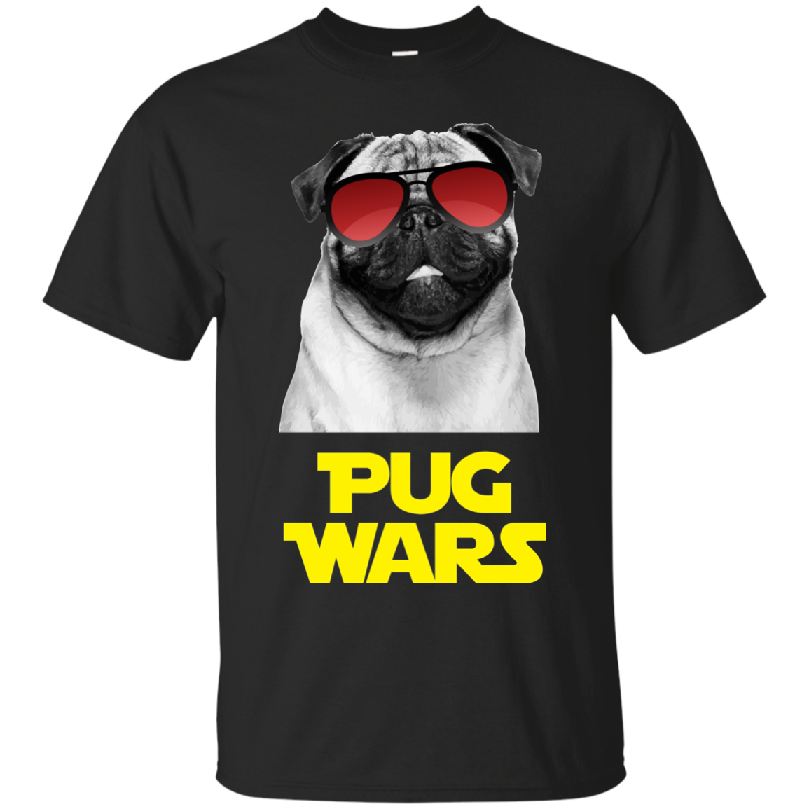 Pug Wars - Pug Dog Lovers Shirt Secondary image
