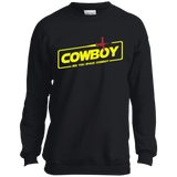 Cowboy A Space Cowboy Story Crewneck Sweatshirt Cowboy A Space Cowboy Story Crewneck Sweatshirt
