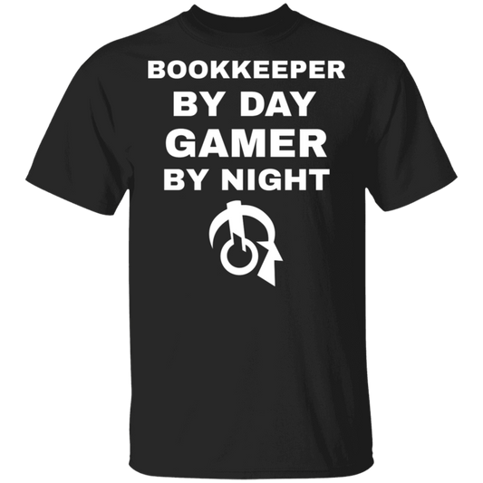 Bookkeeper By Day Gamer By Night T-Shirt