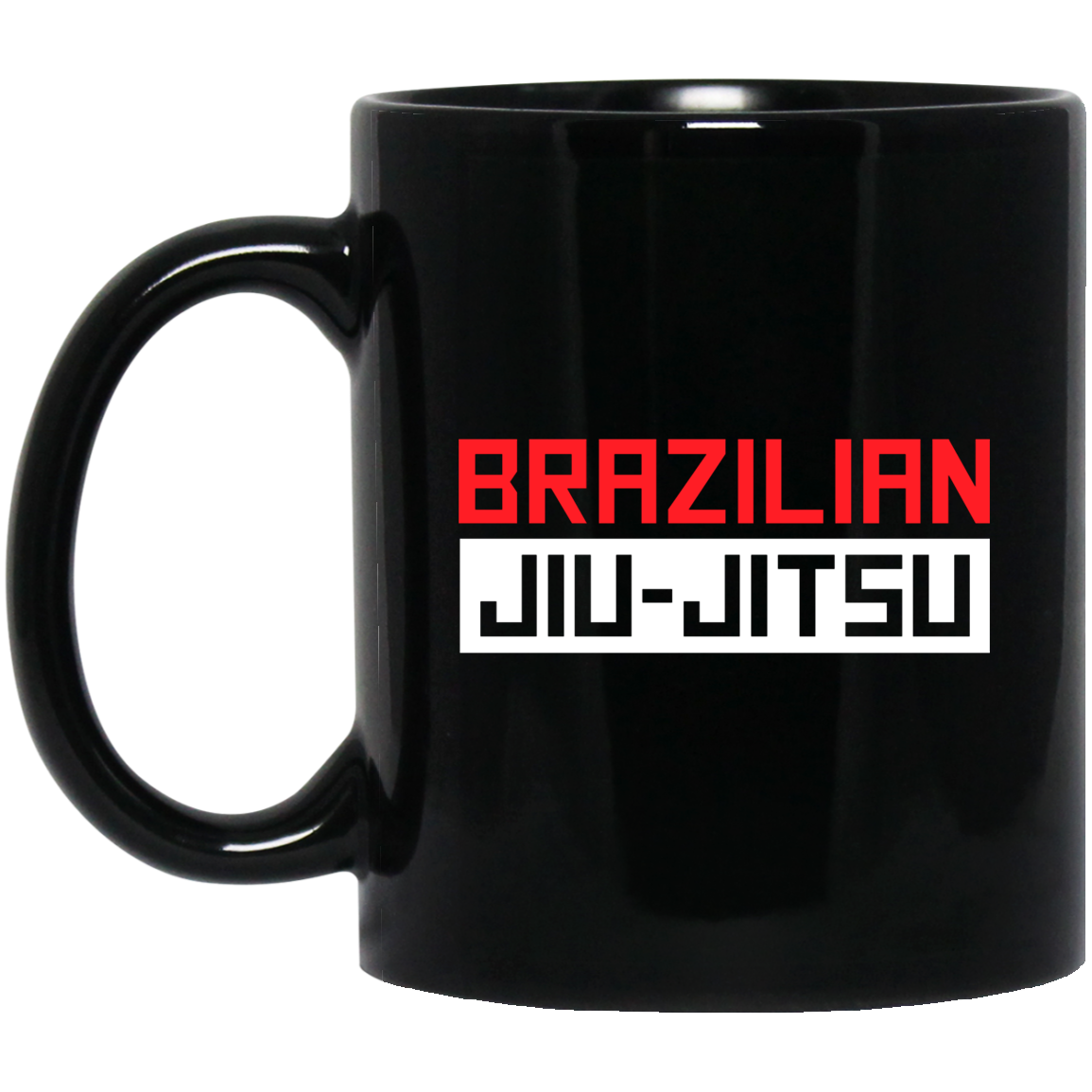 Brazilian Jiu Jitsu Logo BJJ 11 oz. Black Mug Secondary image