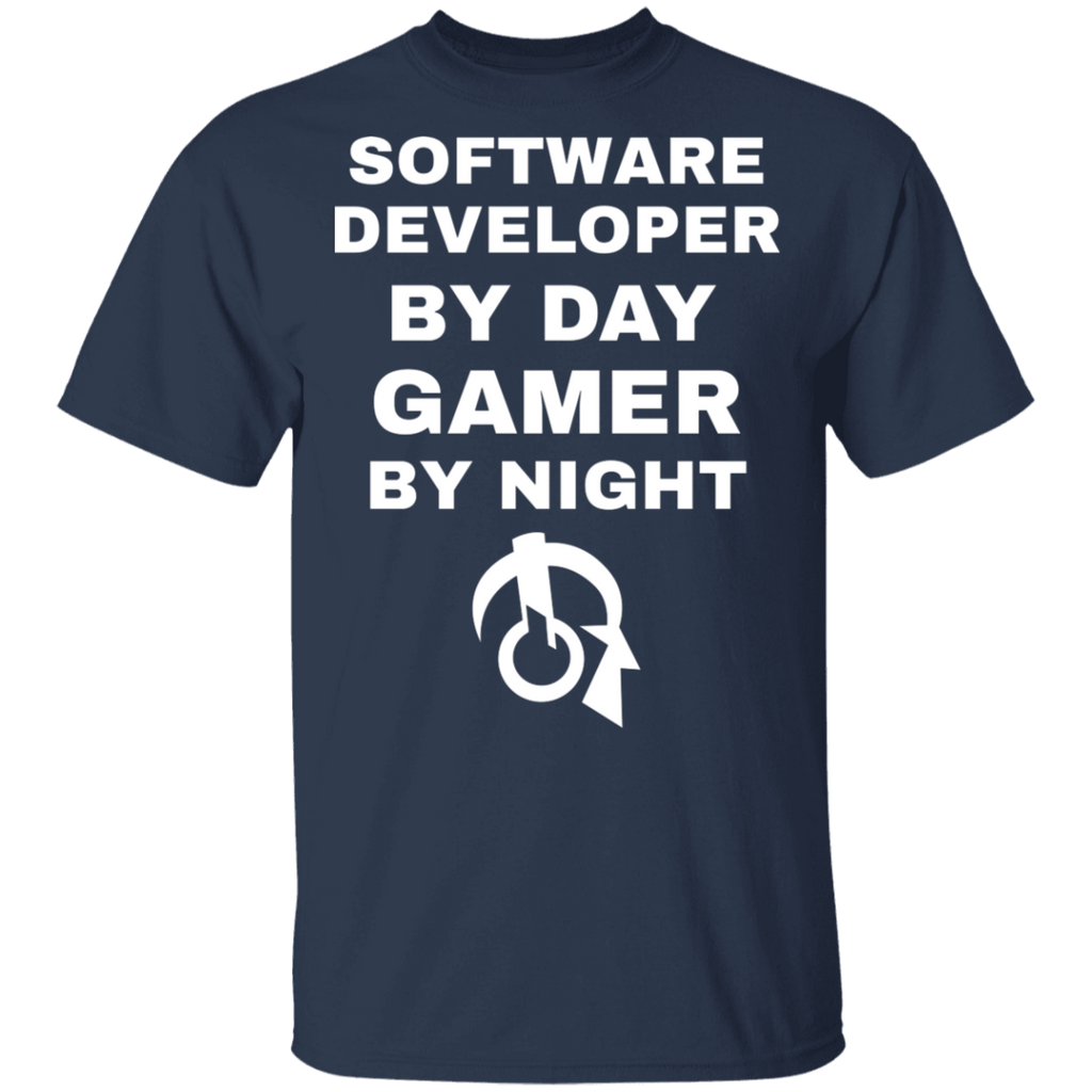 Software Developer By Day Gamer By Night T-Shirt