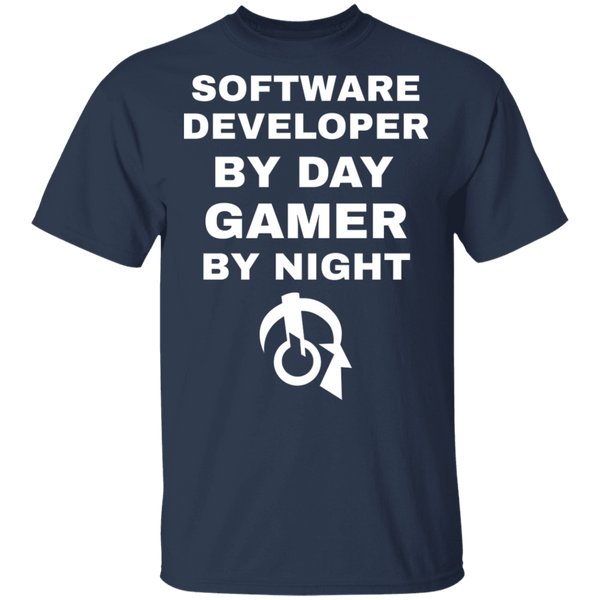 Software Developer By Day Gamer By Night T-Shirt