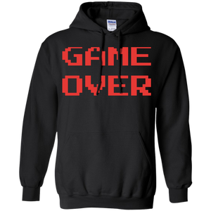 Game Over Retro Classic Video Gaming Pullover Hoodie 8 oz. Game Over