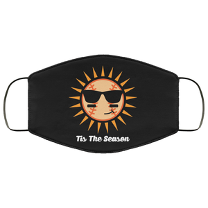 Baseball - Tis The Season Face Mask Baseball - Tis The Season Face Mask