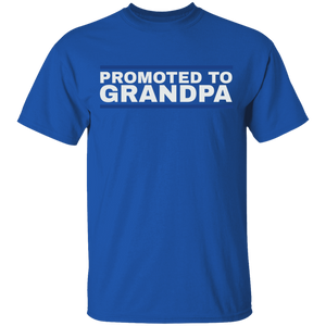 Promoted to Grandpa T-Shirt Promoted to Grandpa T-Shirt