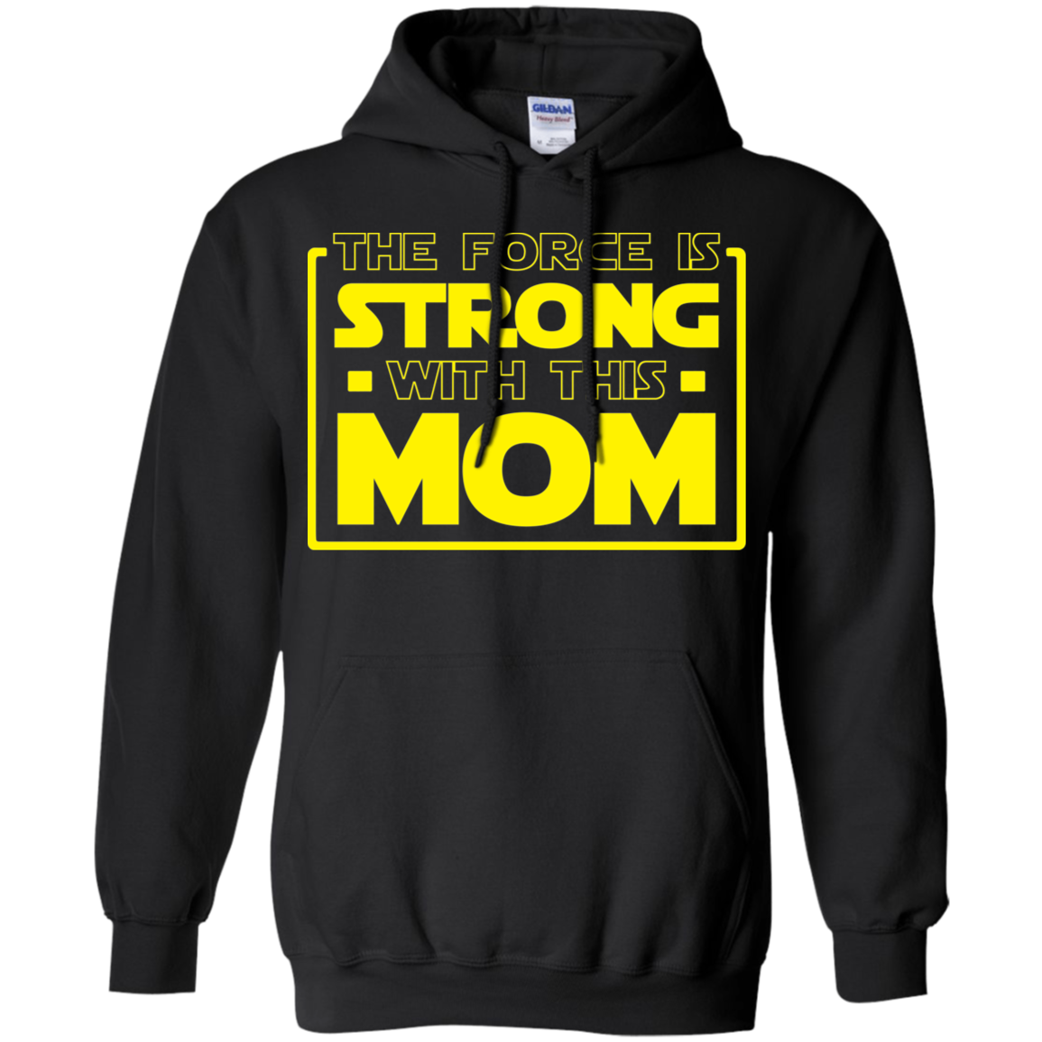 The Force Is Strong With This Mom - Mothers Pullover Hoodie 8 oz. Secondary image