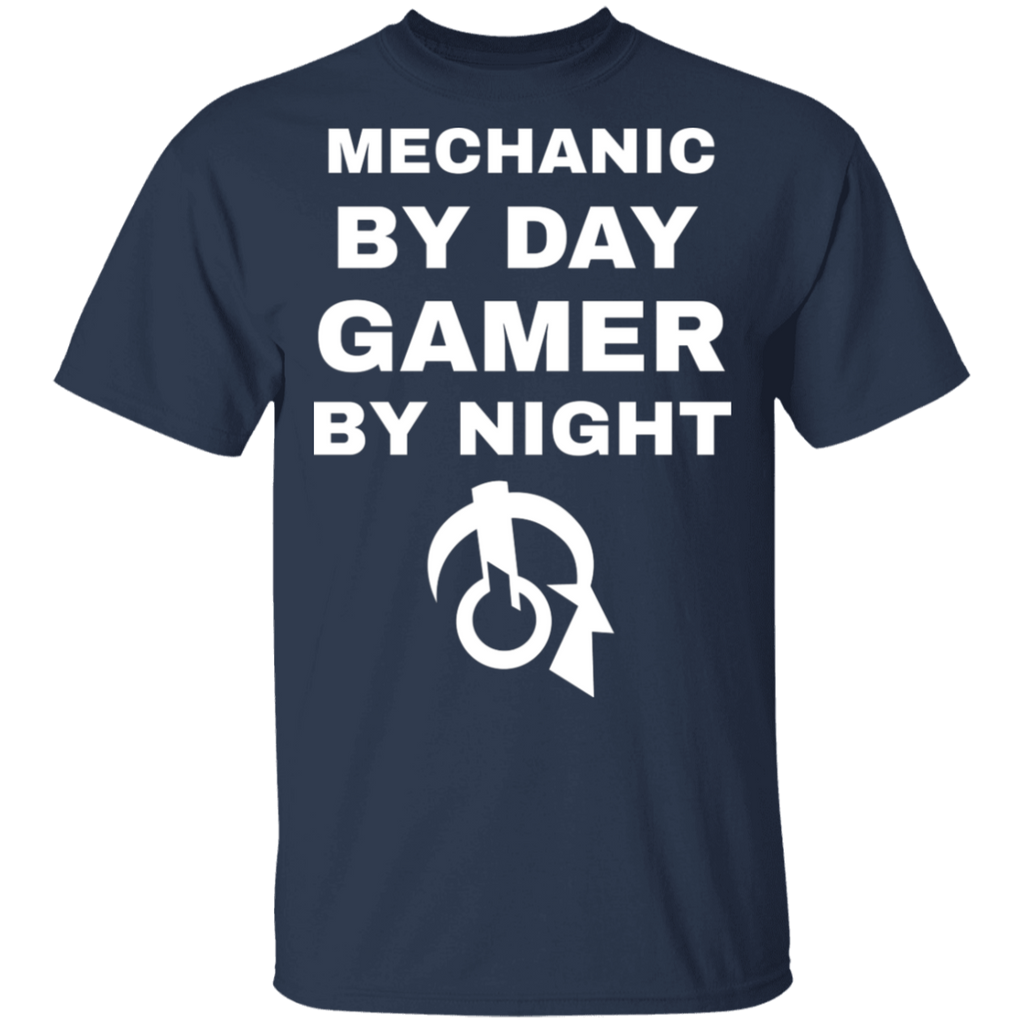 Mechanic By Day Gamer By Night T-Shirt
