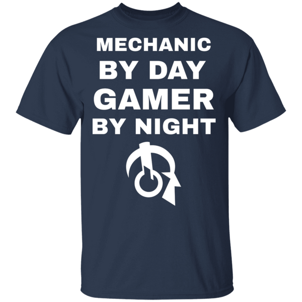 Mechanic By Day Gamer By Night T-Shirt