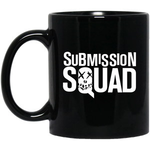 Brazilian Jiu Jitsu Submission Squad BJJ 11 oz. Black Mug Brazilian Jiu-Jitsu BJJ Brazilian Jiu Jitsu Coffee Mug