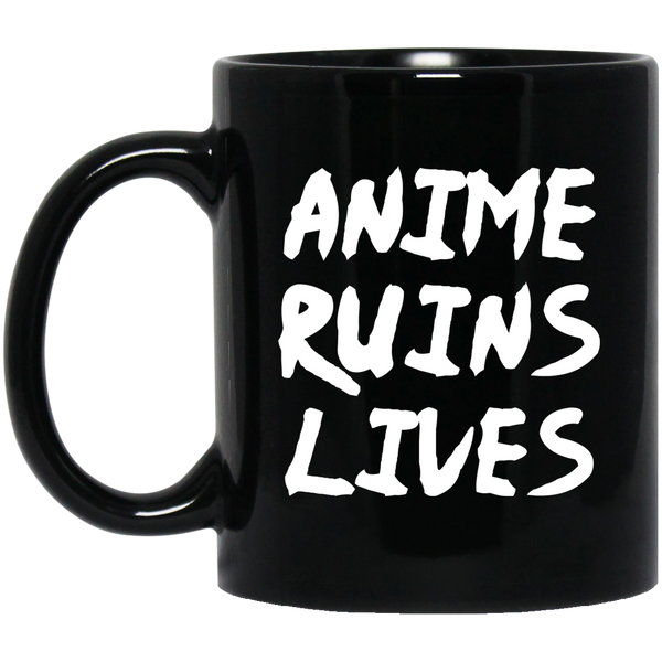 Anime Ruins Lives Anime Mug | Anime Gift Cup | Anime Coffee Mug | Anime Merch | 11oz Kawaii Mug