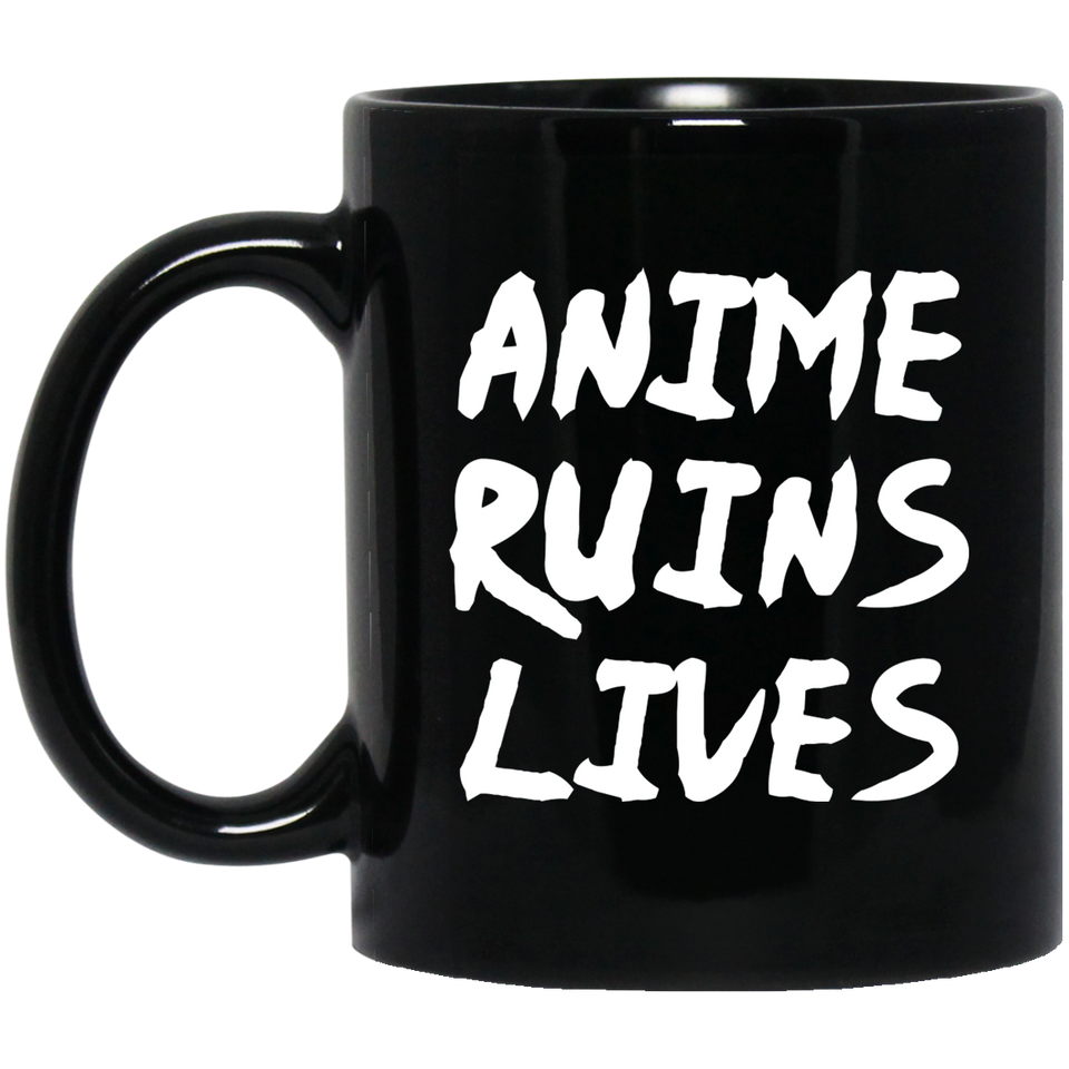 Anime Ruins Lives Anime Mug | Anime Gift Cup | Anime Coffee Mug | Anime Merch | 11oz Kawaii Mug