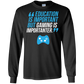 Education Is Important But Gaming Is Importanter Video Gaming Shirt