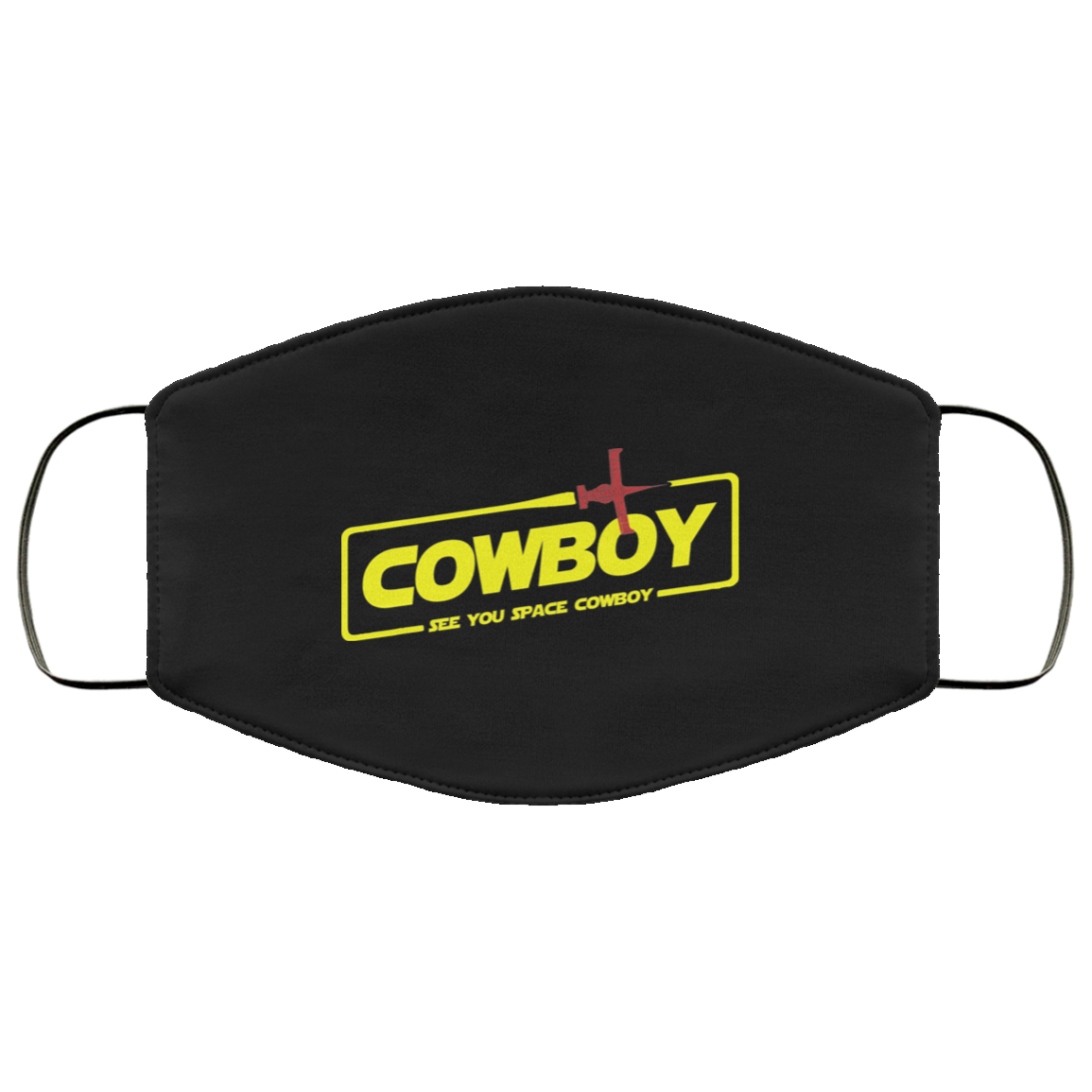 Cowboy See You Space Cowboy Face Mask Secondary image