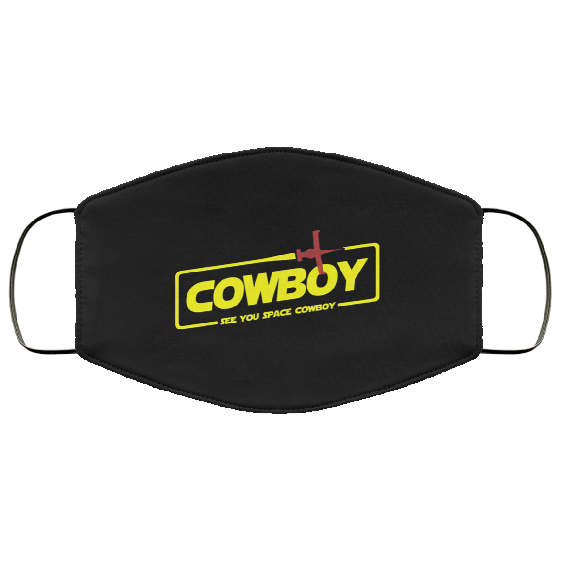 Cowboy See You Space Cowboy Face Mask