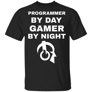 Programmer By Day Gamer By Night T-Shirt