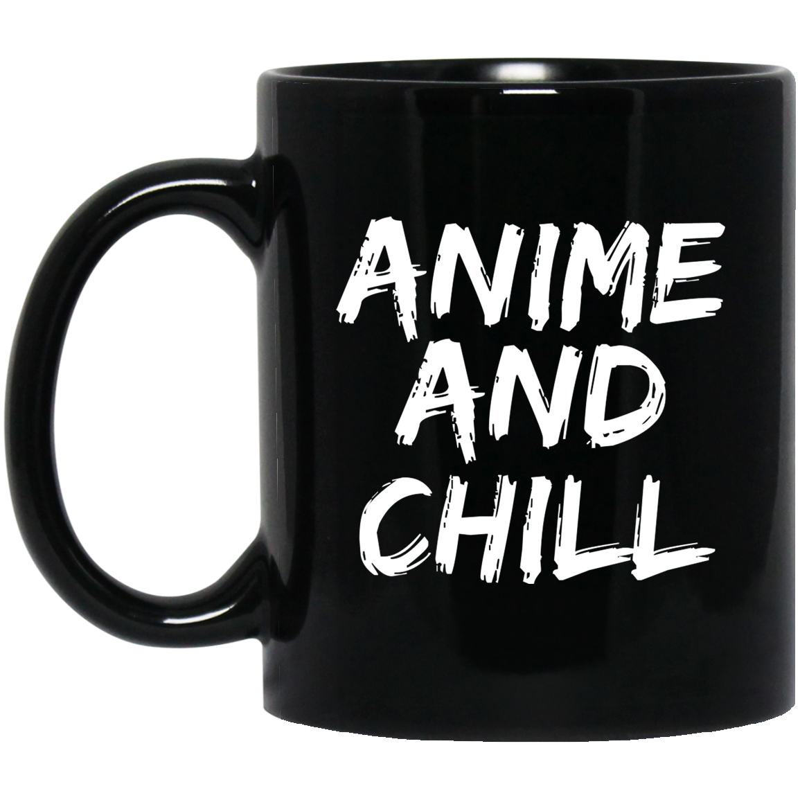 Anime And Chill Anime Mug | Anime Gift Cup | Anime Coffee Mug | Anime Merch | 11oz Kawaii Mug