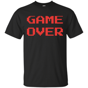 Game Over Retro Classic Video Gaming Shirt Game Over Retro Classic Video Gaming Shirt