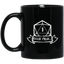 Well Shit Fantasy RPG Dice Mug | Dungeon Master Mug | Tabletop RPG | Tabletop Games | RPG Mug | Role Playing Game Mug 11 oz. Black Mug