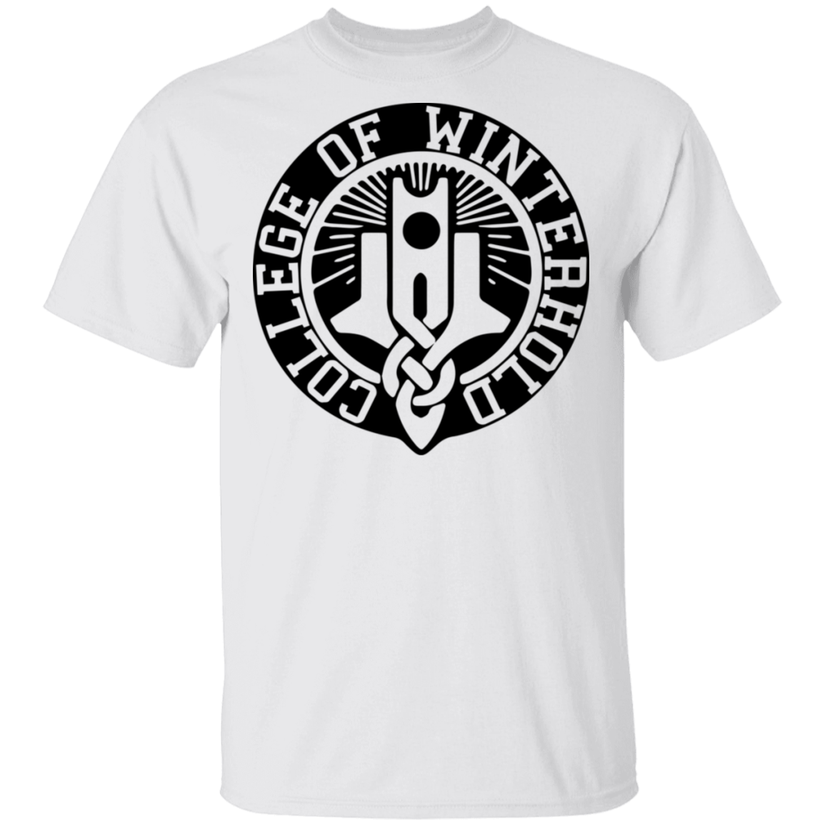 College Of Winterhold White T-Shirt 2 Secondary image