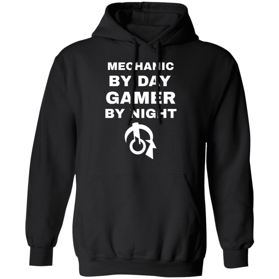 Mechanic By Day Gamer By Night Hoodie