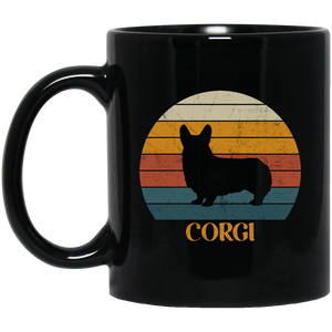 Corgi Mug | Welsh Corgi Gifts | Corgi 11 oz. Black Mug Corgi Mug | Welsh Corgi Gifts | Corgi 11 oz. Black Mug
