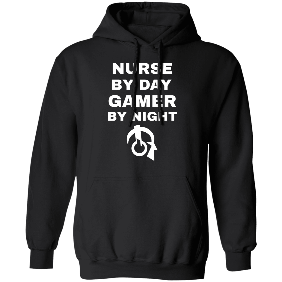Nurse By Day Gamer By Night Hoodie Secondary image