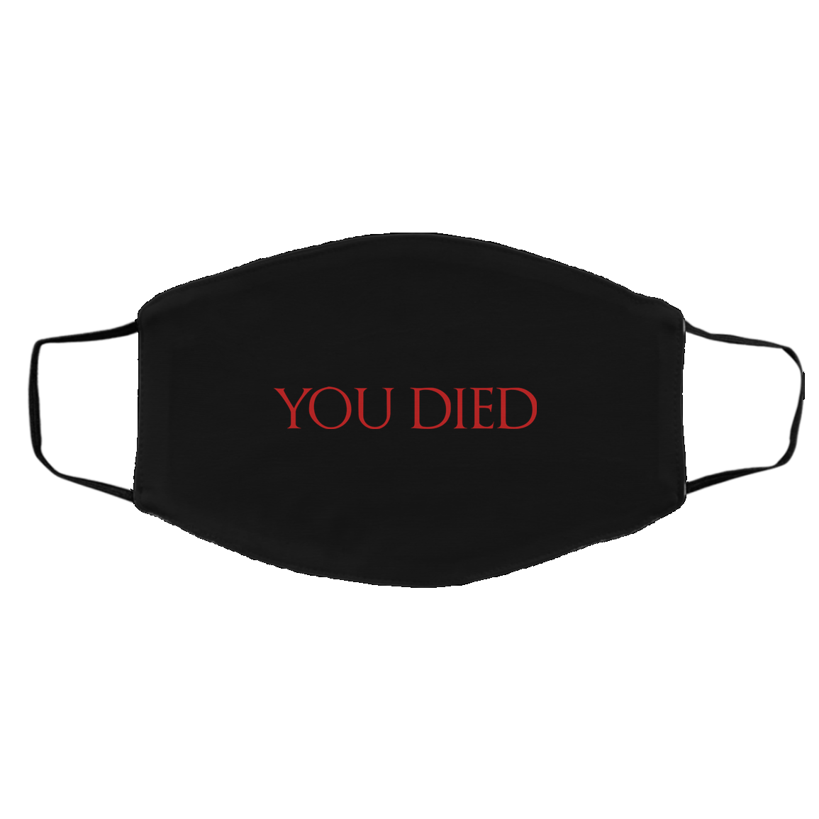 You Died RPG Video Game Face Mask Secondary image