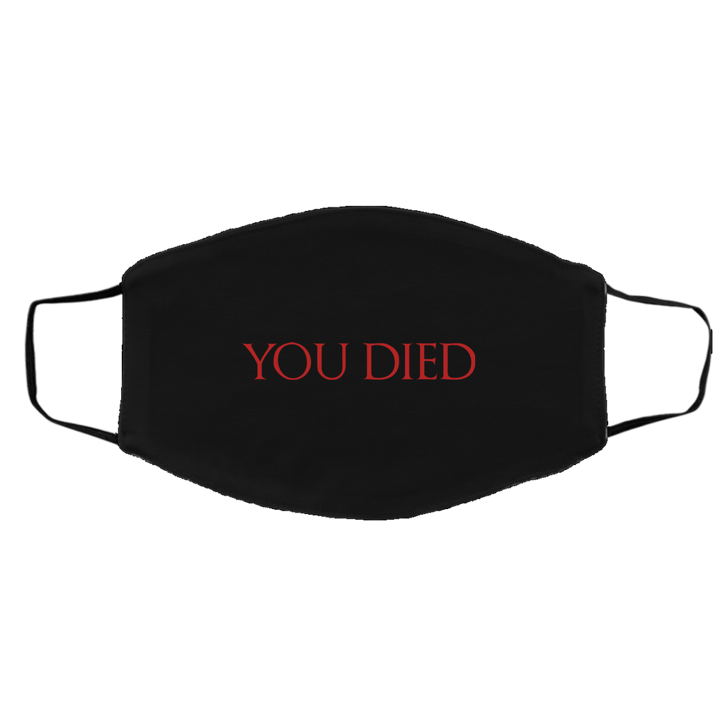 You Died RPG Video Game Face Mask