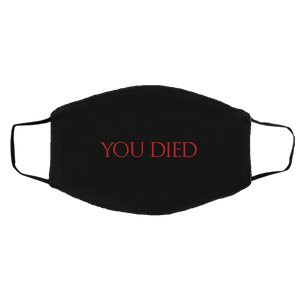 You Died RPG Video Game Face Mask You Died RPG Video Game Face Mask