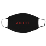 You Died RPG Video Game Face Mask You Died RPG Video Game Face Mask