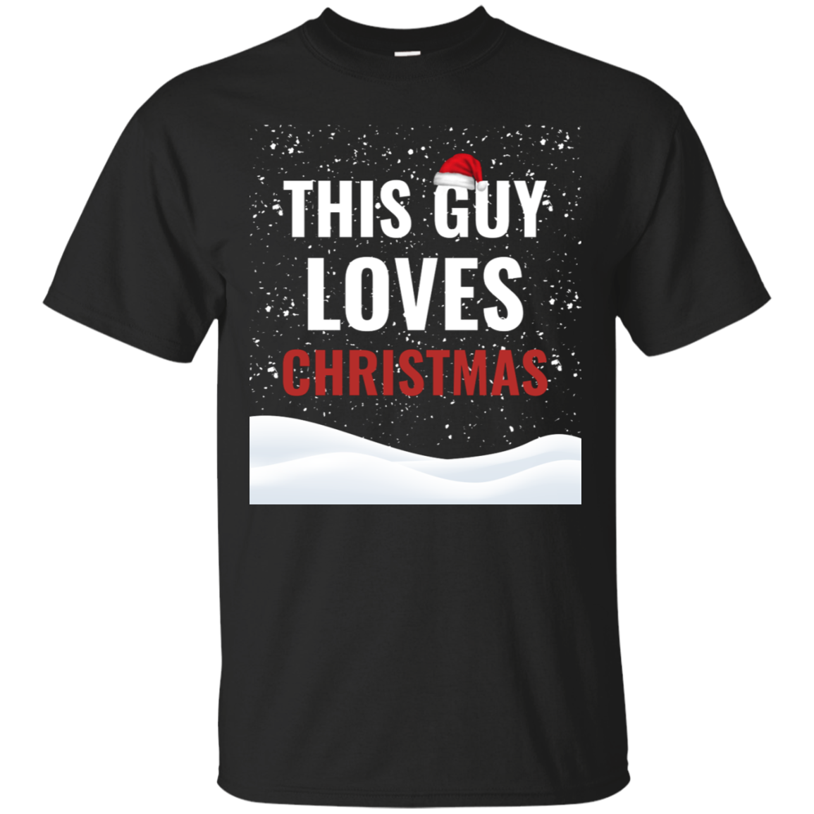 This Guy Loves Christmas Holidays Xmas Cotton T-Shirt