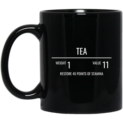 Tea RPG 11 oz. Black Mug