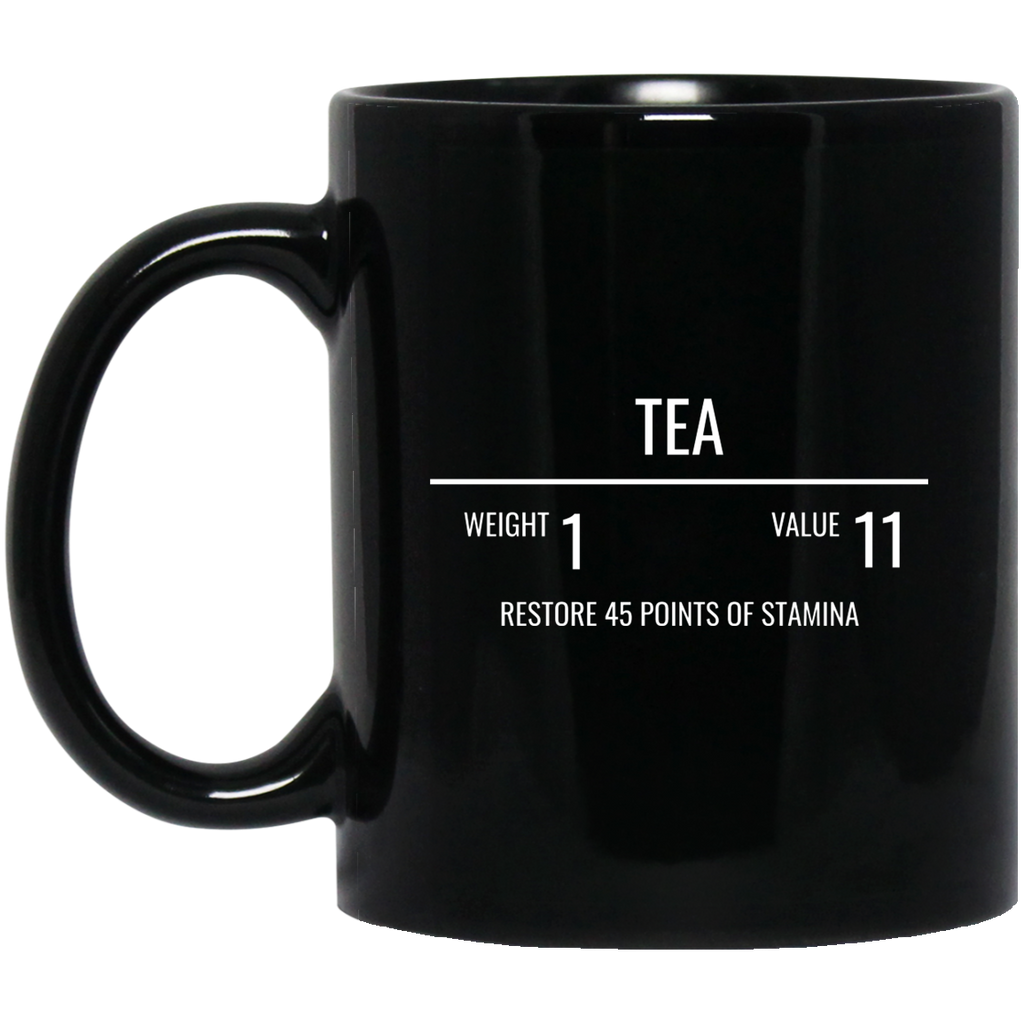 Tea RPG 11 oz. Black Mug