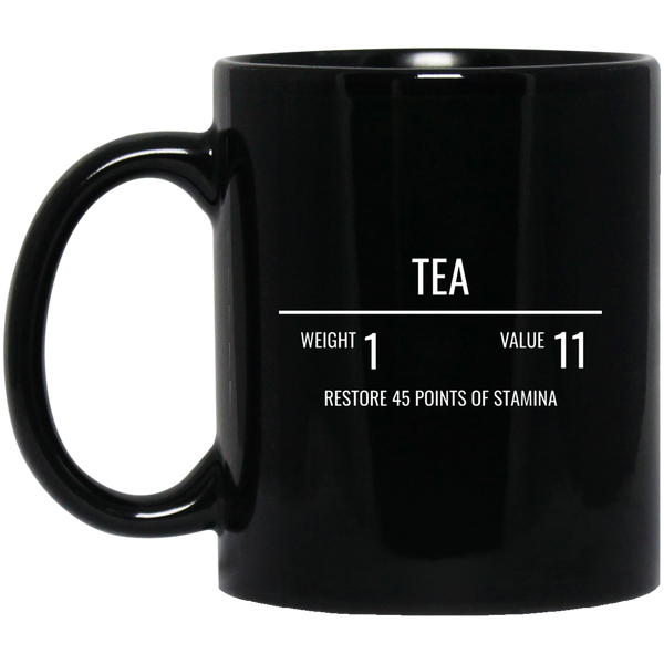 Tea RPG 11 oz. Black Mug