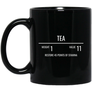 Tea RPG 11 oz. Black Mug Tea RPG 11 oz. Black Mug