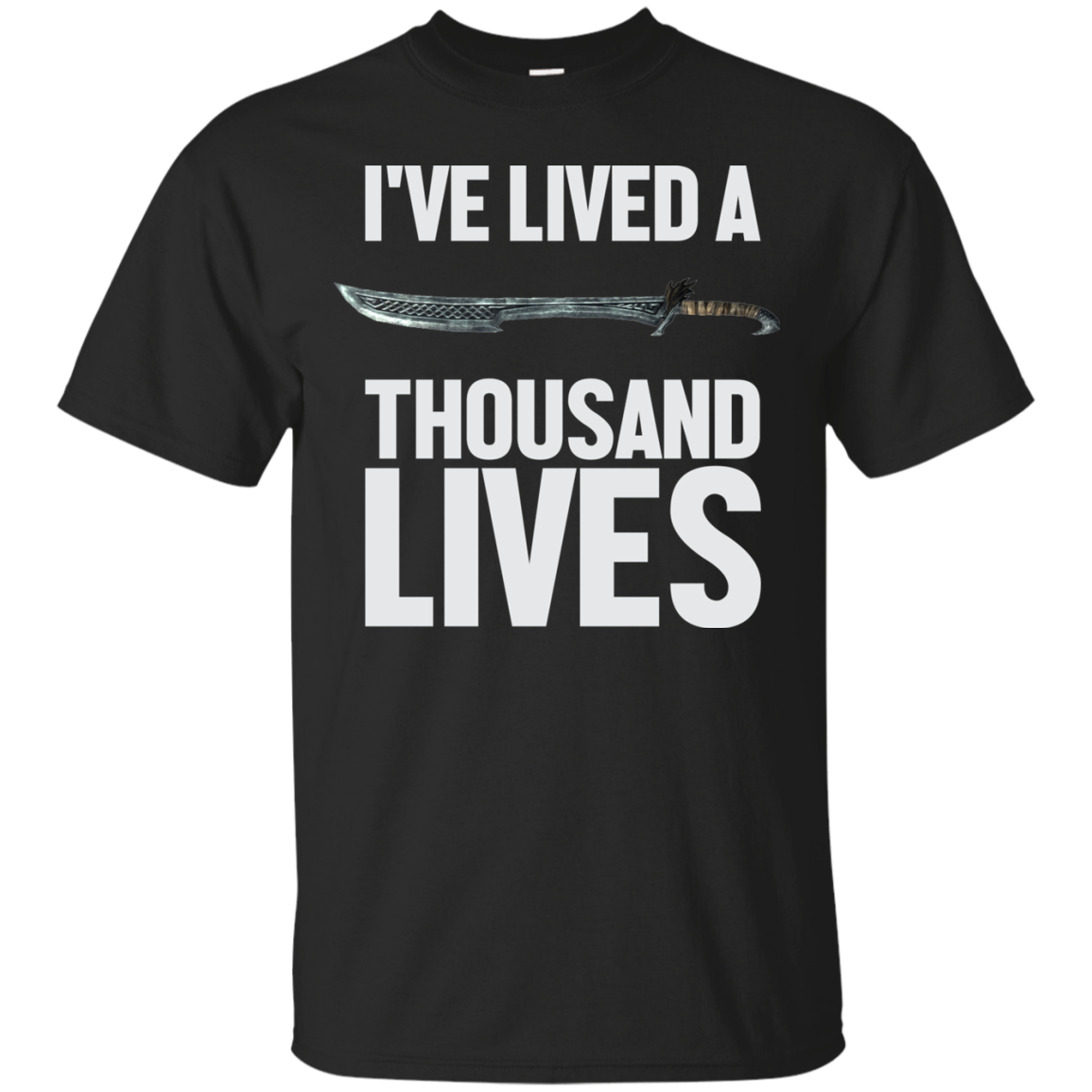 I've Lived A Thousand Lives Fantasy RPG Video Gaming Shirt Secondary image