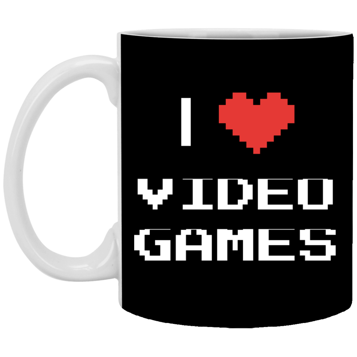 I Love Video Games 11 oz. White Mug Main image