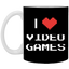 I Love Video Games 11 oz. White Mug