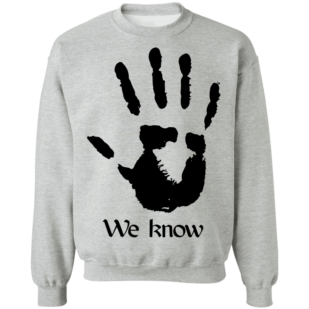 Dark Brotherhood We Know 3 Light Sweatshirt
