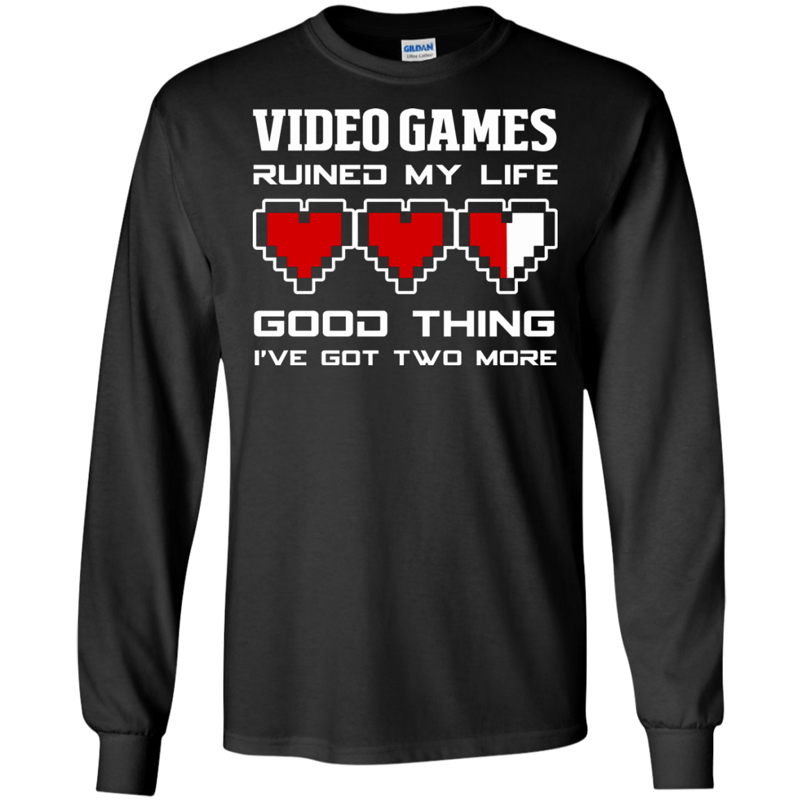 Video Games Ruined My Life - Video Gaming Shirt Secondary image