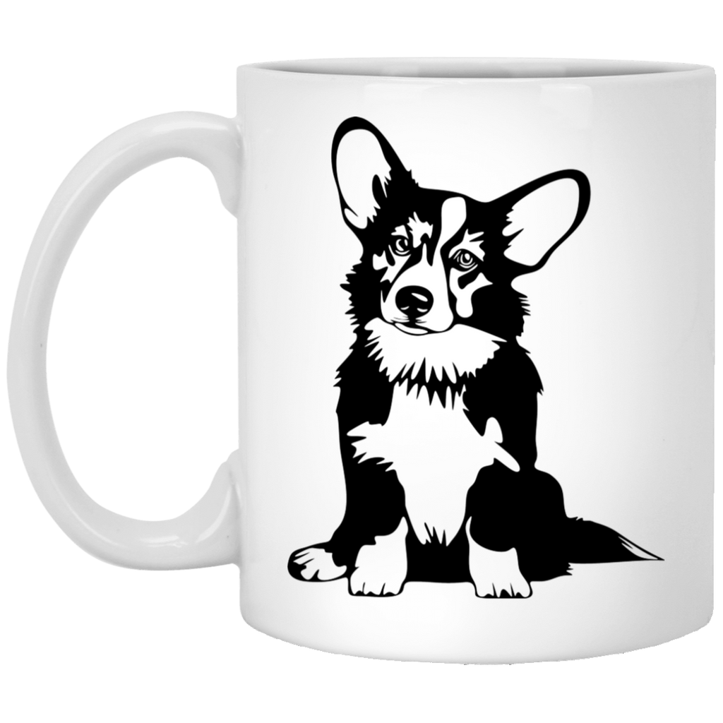 Corgi Mug | Welsh Corgi Gifts | Corgi 11 oz. White Mug