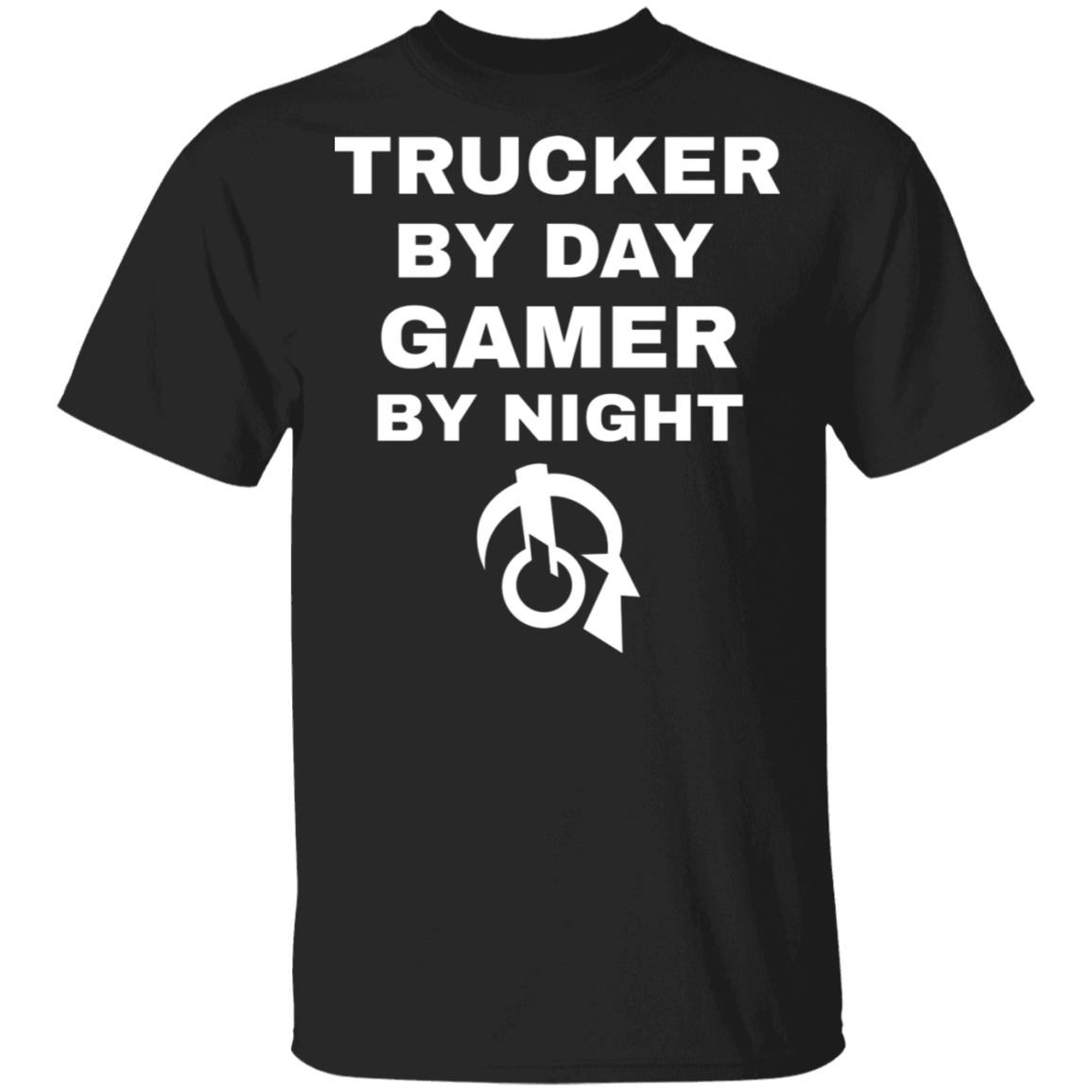 Trucker By Day Gamer By Night T-Shirt Secondary image