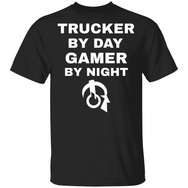 Trucker By Day Gamer By Night T-Shirt