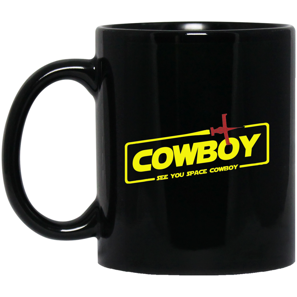 Cowboy A Space Cowboy Story 11 oz. Black Mug
