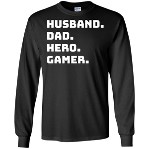 Husband Dad Hero Gamer - Video Gaming Shirt Husband Dad Hero Gamer - Video Gaming Shirt
