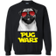 Pug Wars Return Of The Pug Crewneck Pullover Sweatshirt  8 oz.