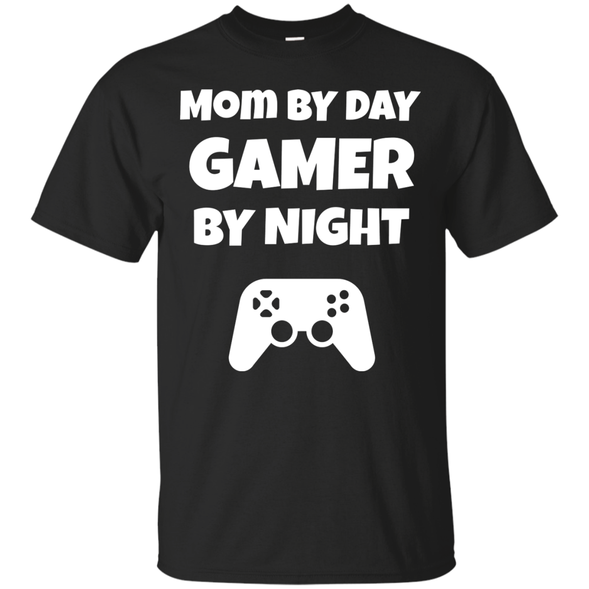 Mom By Day Gamer By Night Video Gaming Shirt Secondary image