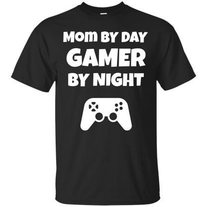 Mom By Day Gamer By Night Video Gaming Shirt